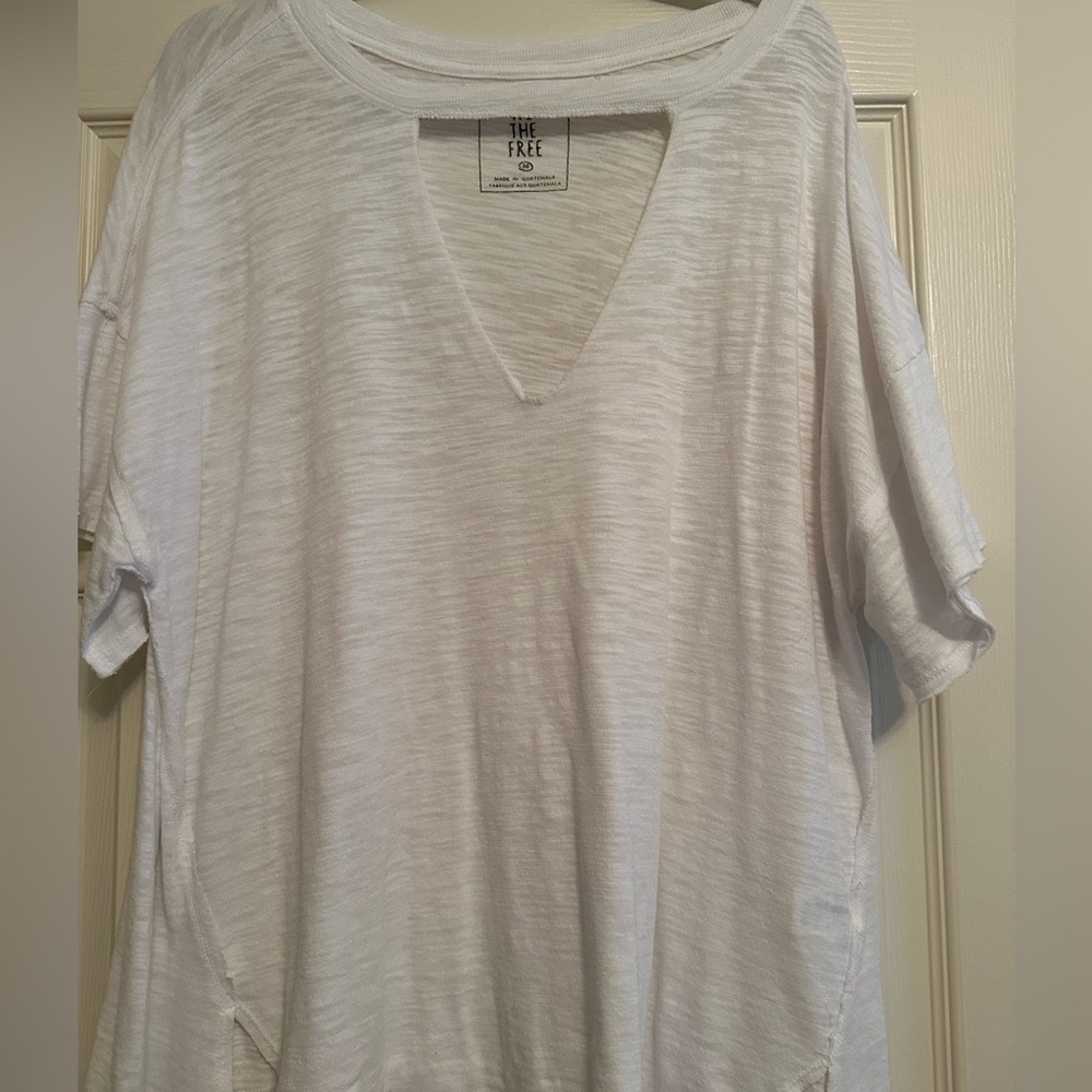We the free white t shirt